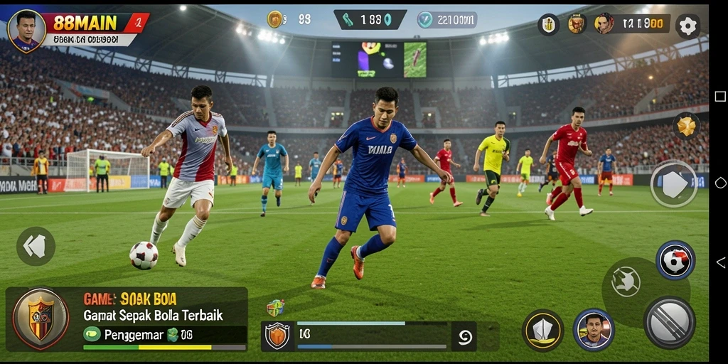 Tampilan gameplay 88MAIN yang menegangkan dan realistis.