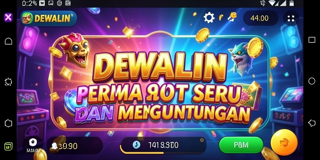 Tampilan gameplay Slot DEWALIN yang seru dan menyenangkan.