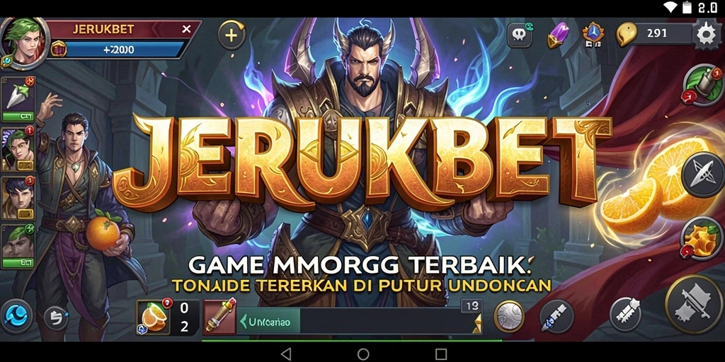 Tampilan gameplay menakjubkan dari <strong>JERUKBET</strong> dengan aksi seru dalam pertarungan.