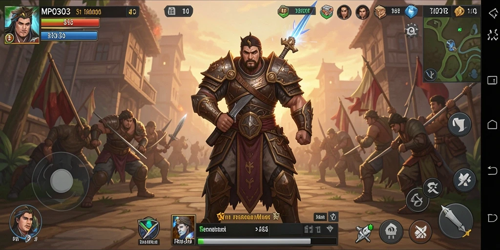 Screenshot yang menunjukkan aksi pertempuran epik MPO303 dalam strategi yang mendalam.