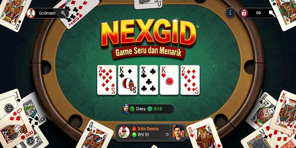 Tampilan menarik dari gameplay NEXGID yang seru.