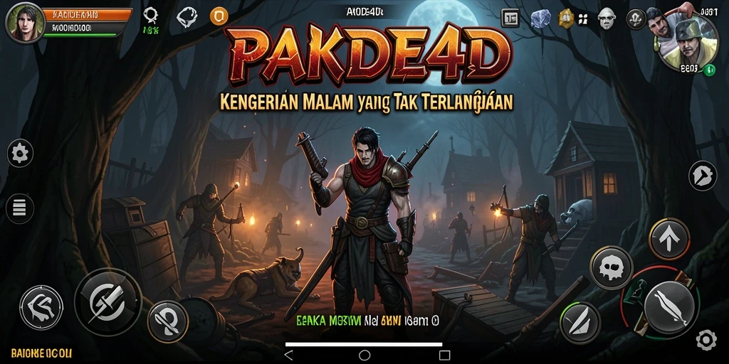 Tangkapan layar PAKDE4D menampilkan suasana gameplay yang mencekam.