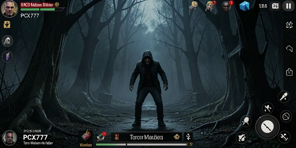 Gameplay menegangkan dari PCX777 dalam dunia horor yang kelam.