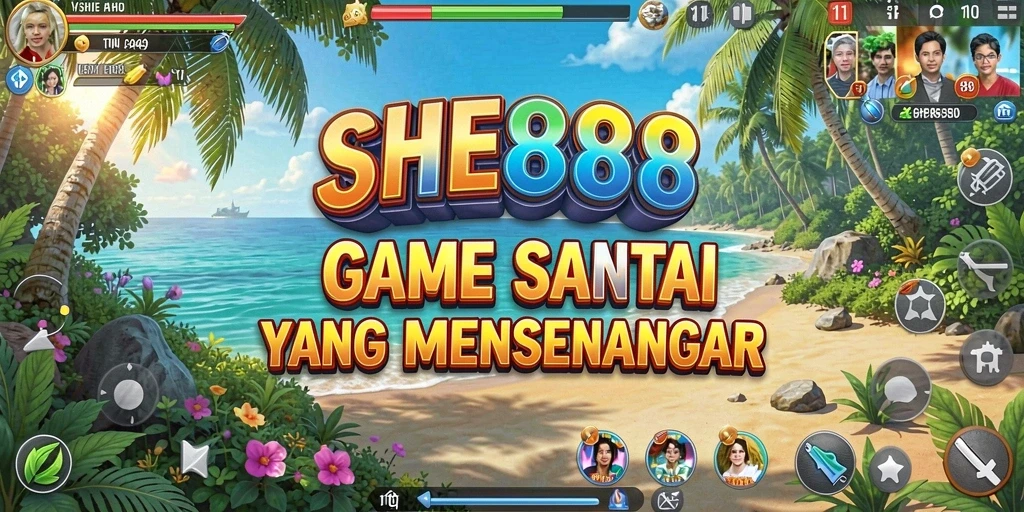 Screenshot gameplay SHE888 menampilkan keseruan bermain yang sederhana.